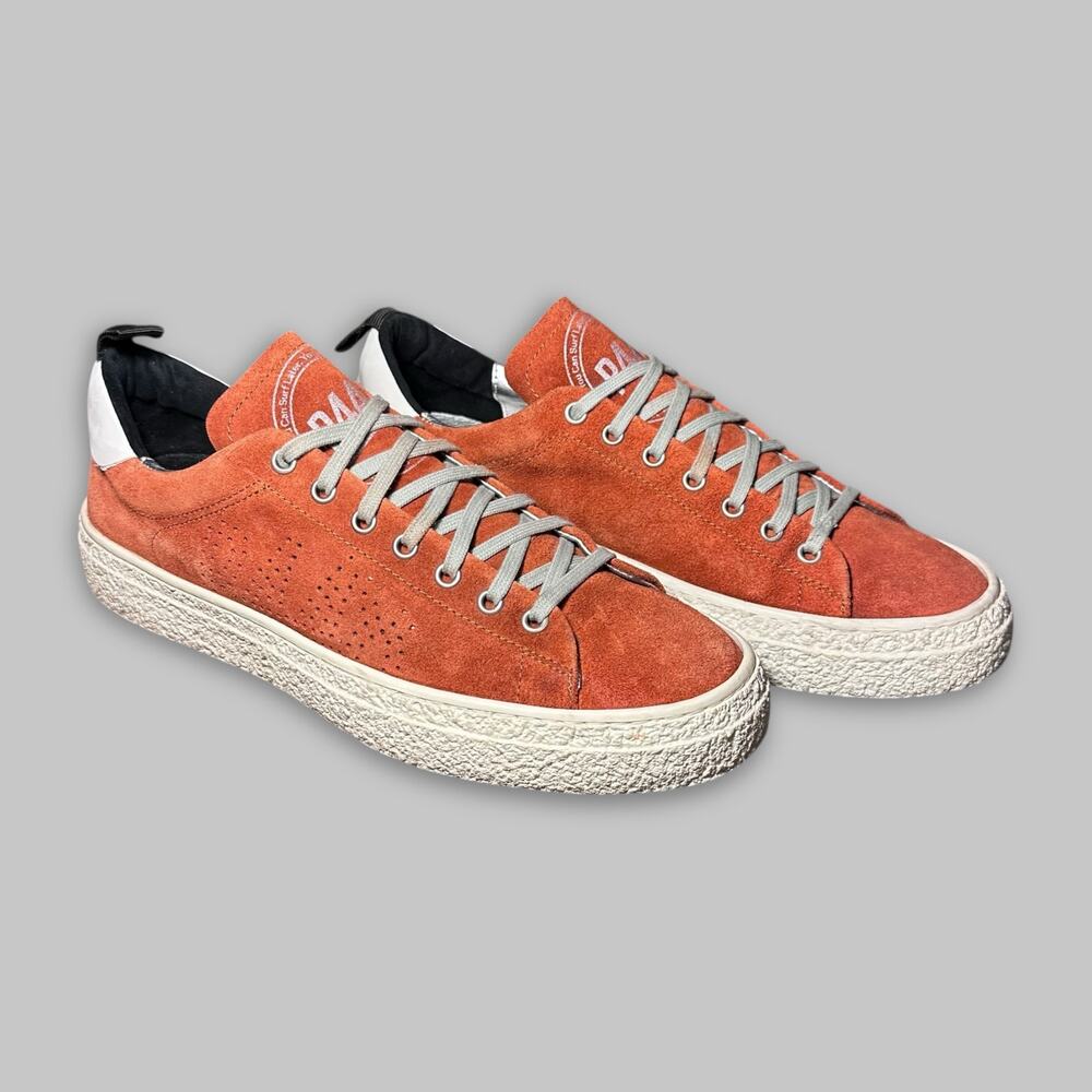 P448 Rust Orange Suede Low Top Sneakers - Men’s Size 9
